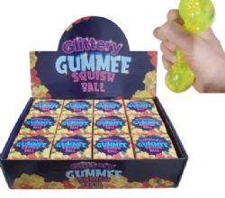 BALLE SQUISHY - YUMMY GUMMEE DE SUCRE - PAILLETTES ASST